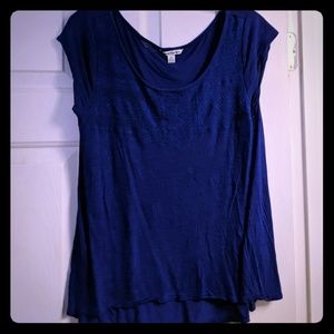 American Eagle Blue Short Sleeve